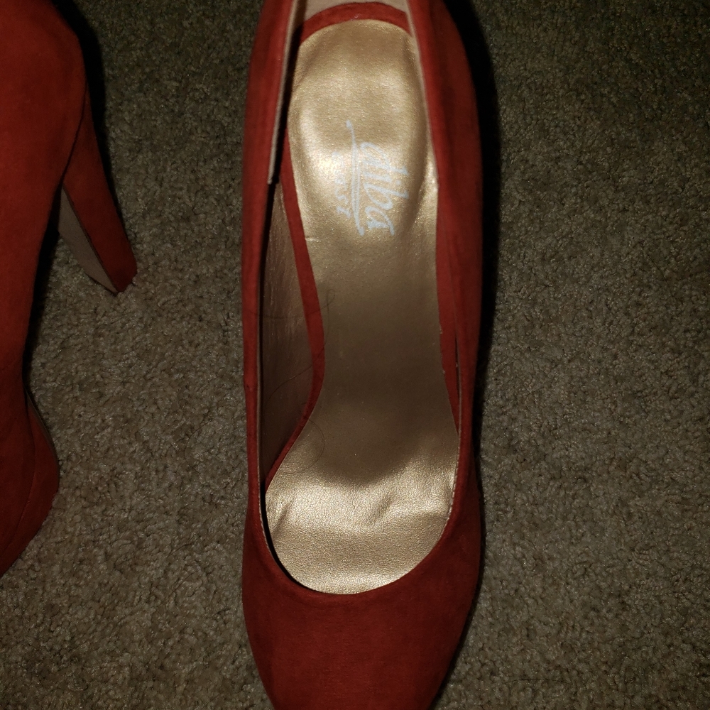 Suede platform heels - Picture 5 of 5